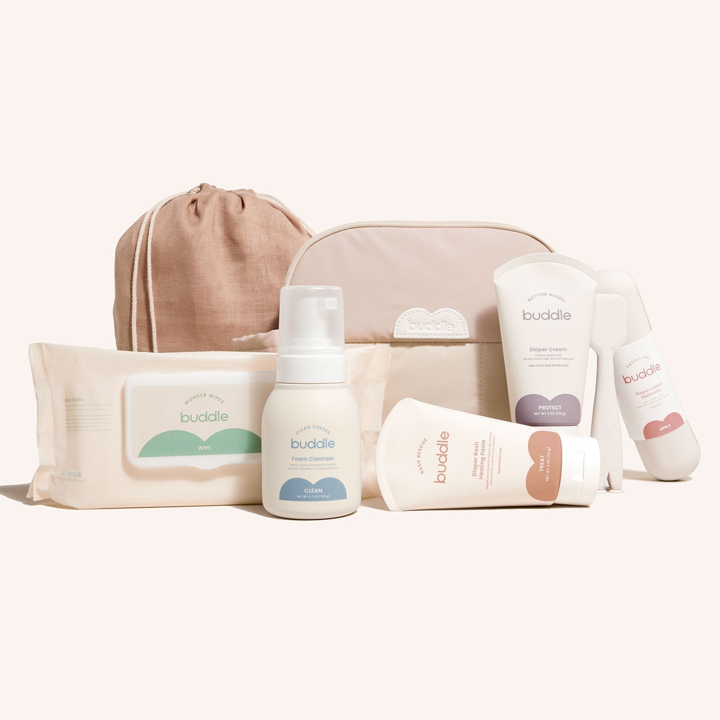 Buddle Ultimate Diaper Skincare Kit complete non-toxic baby care