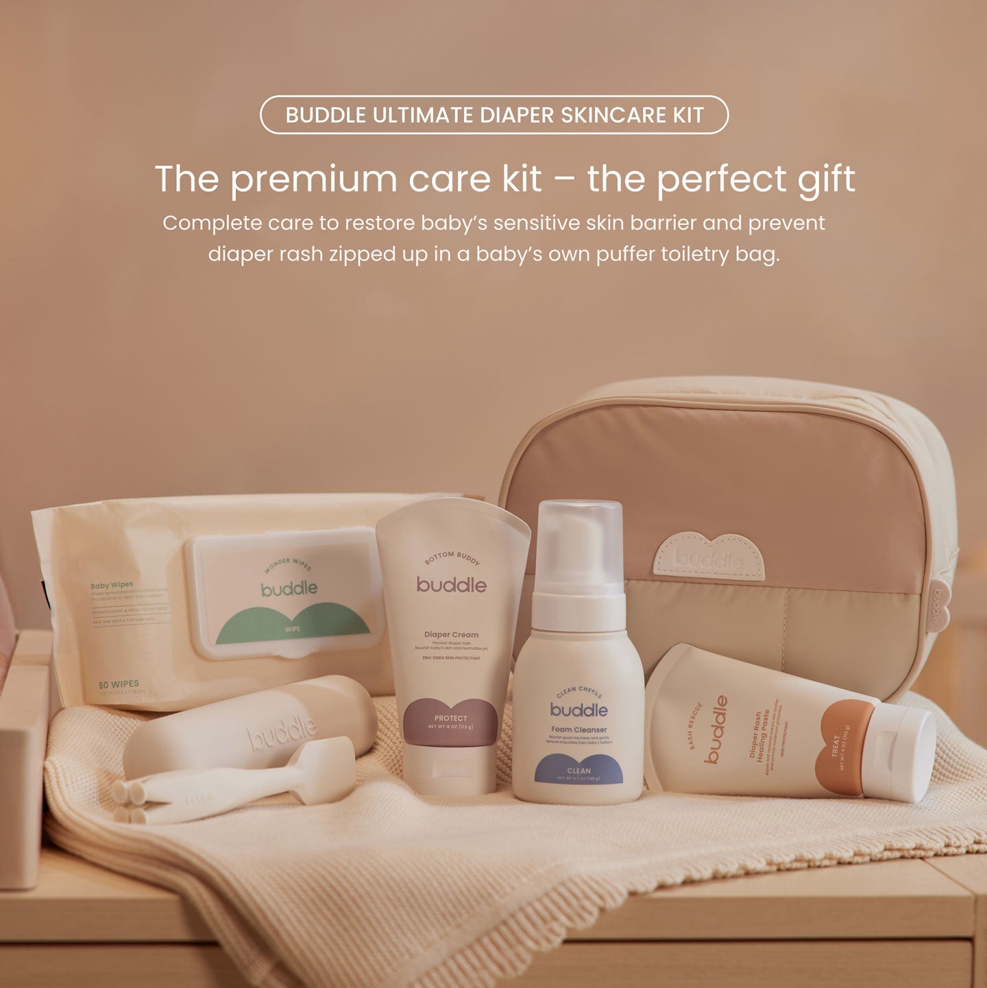 Buddle ultimate kit non-toxic diaper care for newborn sensitive skin